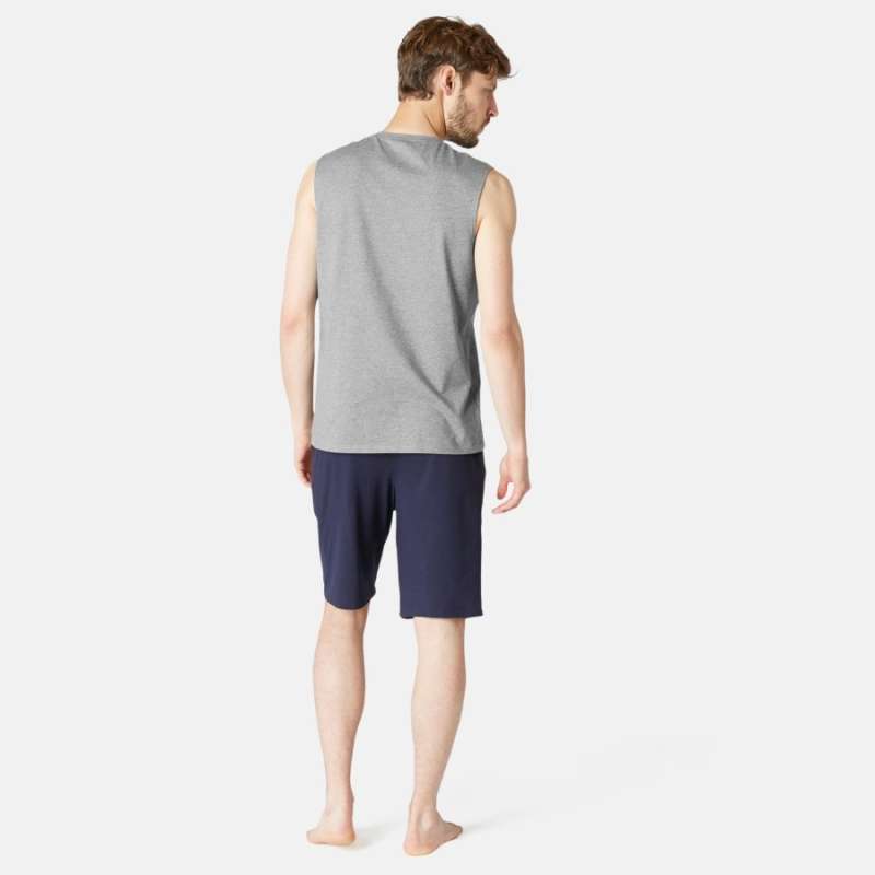 Jual Domyos Tank Top Pilates Gym500 Pria Decathlon Online Februari 2021 Blibli