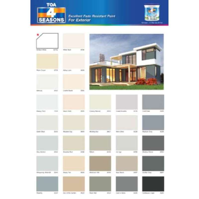 Jual Cat Tembok 4 Seasons Exterior Toa Paint Indonesia Murah Mei 2021 Blibli