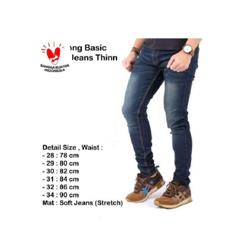 Jual Celana panjang navy jeans / skinny 