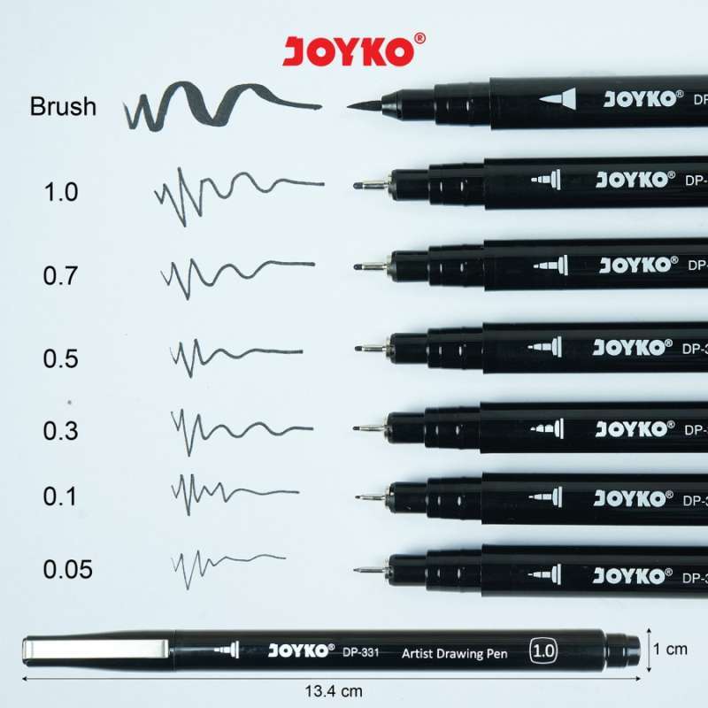 Jual Joyko Drawing Pen Set 7pcs Pena Gambar Dp 331 7 Hitam Di Seller Raja Stationery Kota Jakarta Utara Dki Jakarta Blibli
