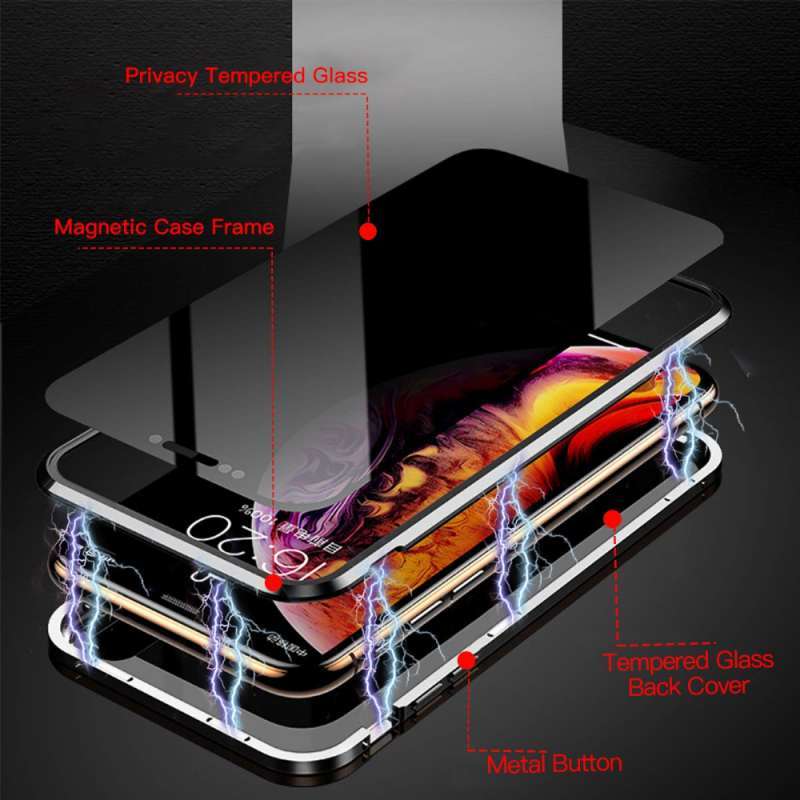 Oppo Realme X50 Pro X50Pro Double Side Glass Magnetic Case Cover Depan  Belakang Casing