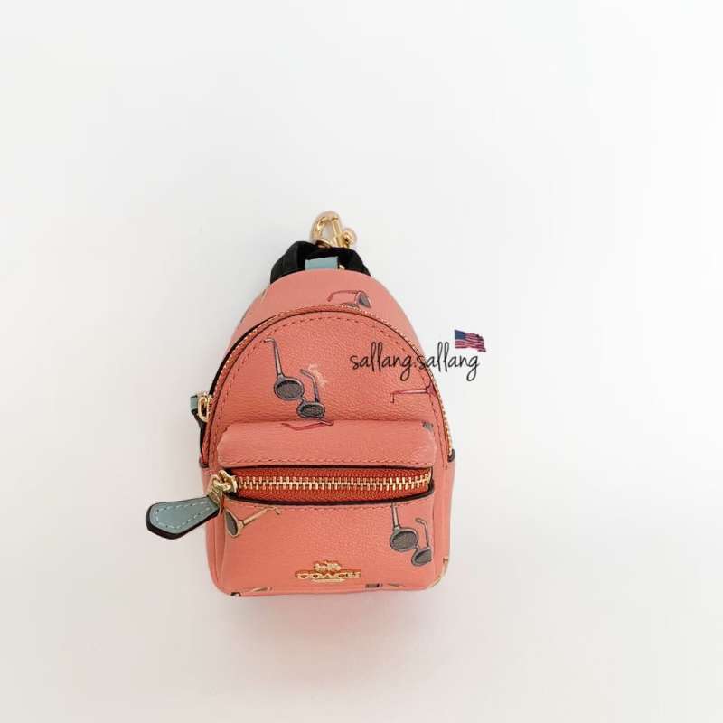Coach backpack sales coin case