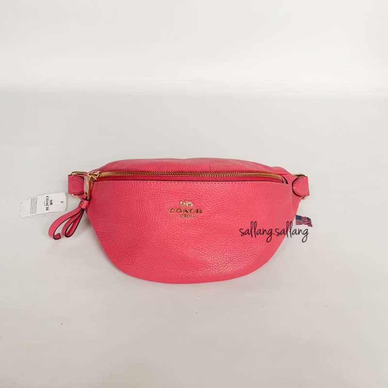 Coach f48738 pebble outlet leather belt bag fanny