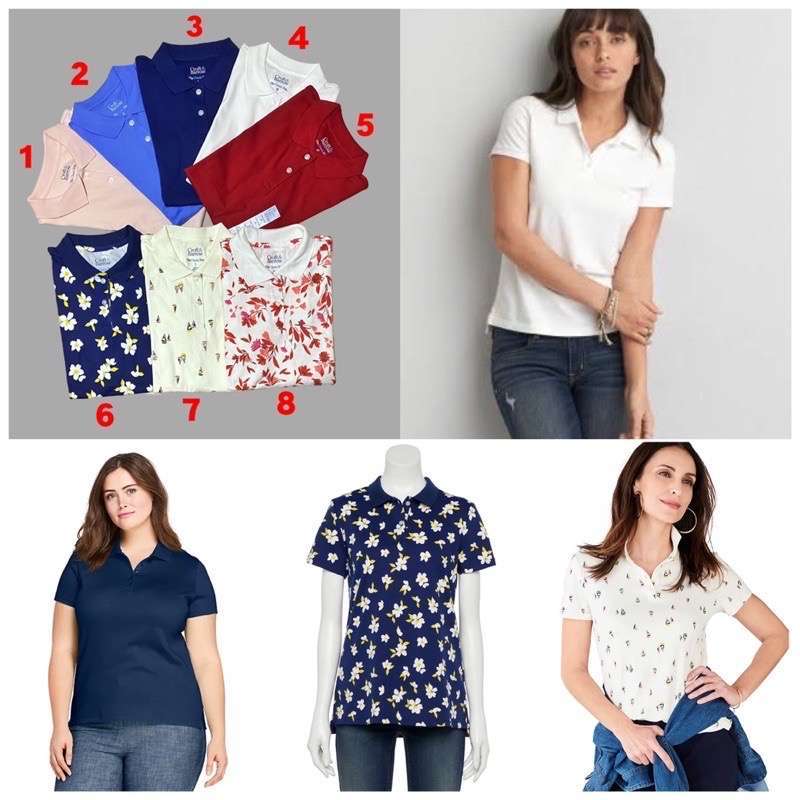 Croft and barrow polo shirts shop for womens