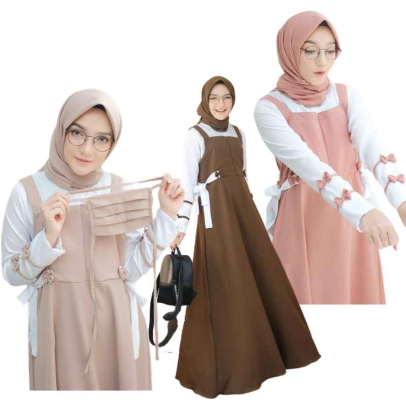 Jual Gamis Syar I Asdf Gamis Remaja Modern Rimel Set Dress Dress Maxy Terbaru 2020 Murah Mei 2021 Blibli