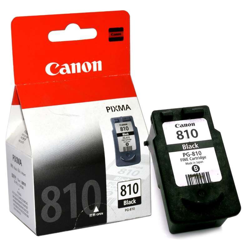 canon ink cartridge pg810 black original hitam