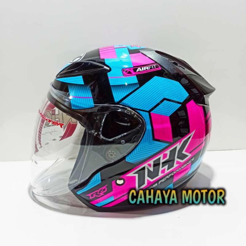 Helm nhk best sale half face motif