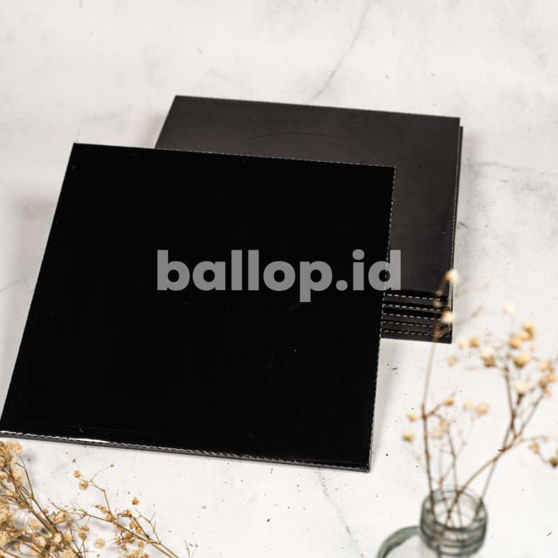Cakeboard 25 CM Alas Tatakan Papan Kue Tart Pudding Roti Kotak Square Cake  Board