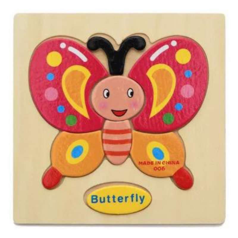 Download Jual Jigsaw Puzzle 3d Wooden Toys Puzzle Kayu Mini Mainan Edukasi Anak Kupu Kupu Terbaru Juni 2021 Blibli