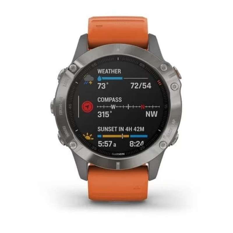 Jual Garmin Fenix 6 Sapphire Titanium 