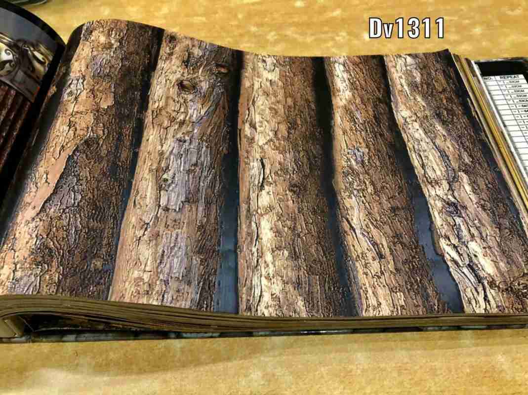 Wallpaper Dinding Motif Kayu 3d Image Num 34