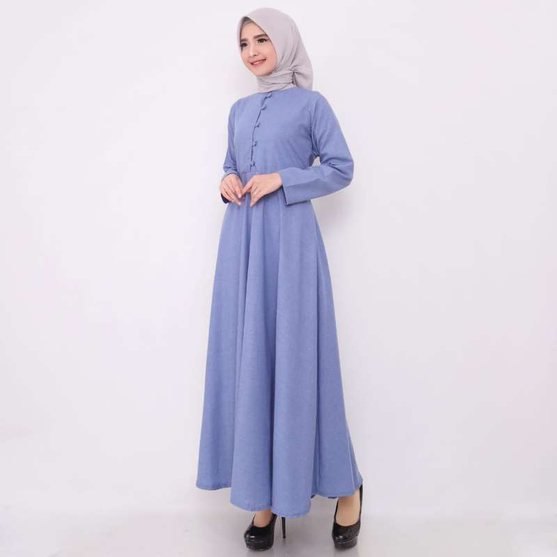 Jual Gamis Polos Busui Katun Supernova Baju Gamis Wanita Terbaru 9965 B Murah Mei 2021 Blibli