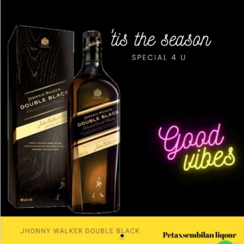 Jual Johnnie Walker Double Black 70cl 40 Online April 2021 Blibli