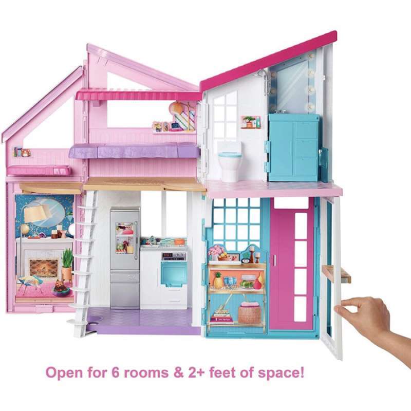 Jual Rumah Barbie Malibu House 2 Story Lantai 6 Rooms Theatre Terbaru Oktober 2021 Harga Murah Kualitas Terjamin Blibli