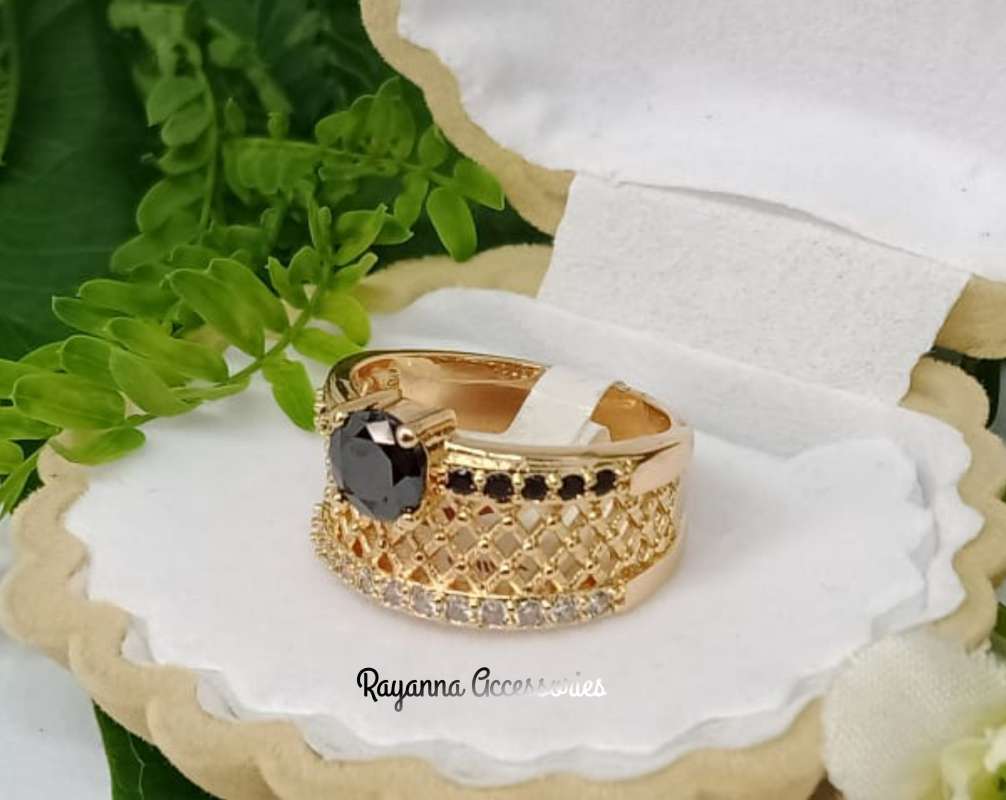 Promo Cincin Xuping Emas Model Permata Hitam Di Seller Rayanna Accessories Kota Jakarta Pusat Dki Jakarta Blibli