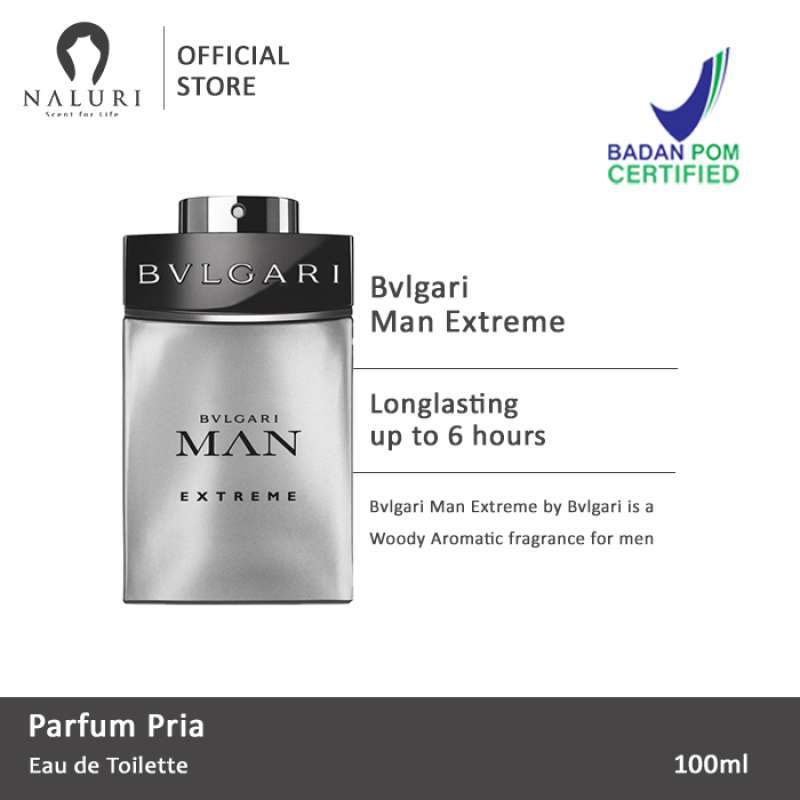 Jual Parfum Original Bvlgari Man Extreme EDT For Man 100ml di