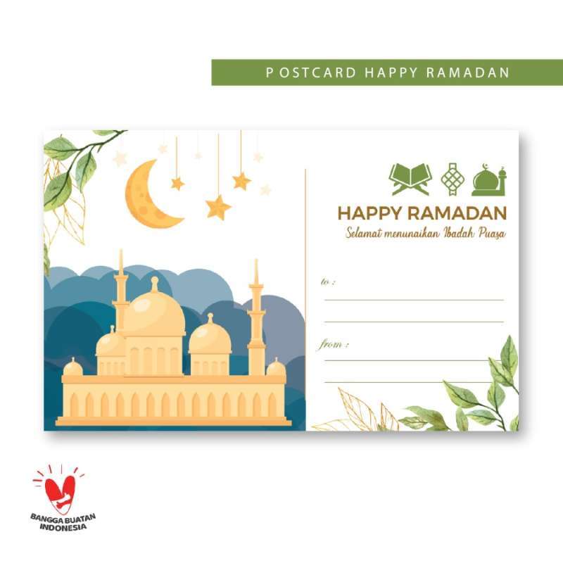 Jual 1pcs Kartu Ucapan Blank Card Lebaran Tag Idul Fitri Puasa Lebaran Undangan Kartu Ucapan Lebaran Murah Mei 2021 Blibli