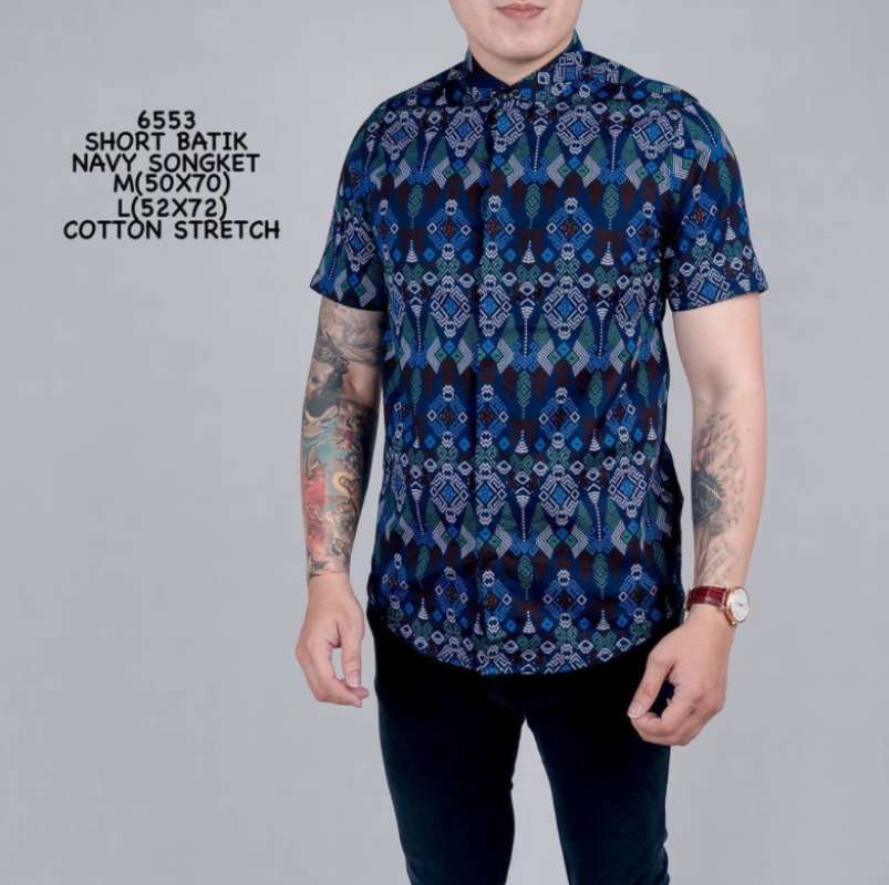 Jual Baju Batik Pria Lengan Pendek Online Mei 2021 Blibli