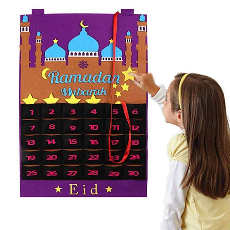 Jual Ramadan Calendar Eid Mubarak Hanging Calendar Advent Calendar 2021 For Kids Eid Gifts Ramadan Decorations Online Mei 2021 Blibli