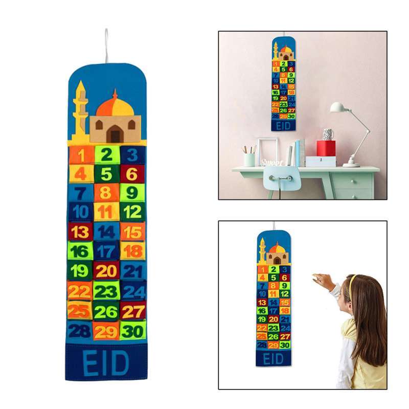 Jual Ramadan Calendar Eid Mubarak Hanging Calendar Advent Calendar 2021 For Kids Eid Gifts Ramadan Decorations Online Mei 2021 Blibli