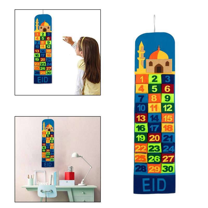 Jual Ramadan Calendar Eid Mubarak Hanging Calendar Advent Calendar 2021 For Kids Eid Gifts Ramadan Decorations Online Mei 2021 Blibli