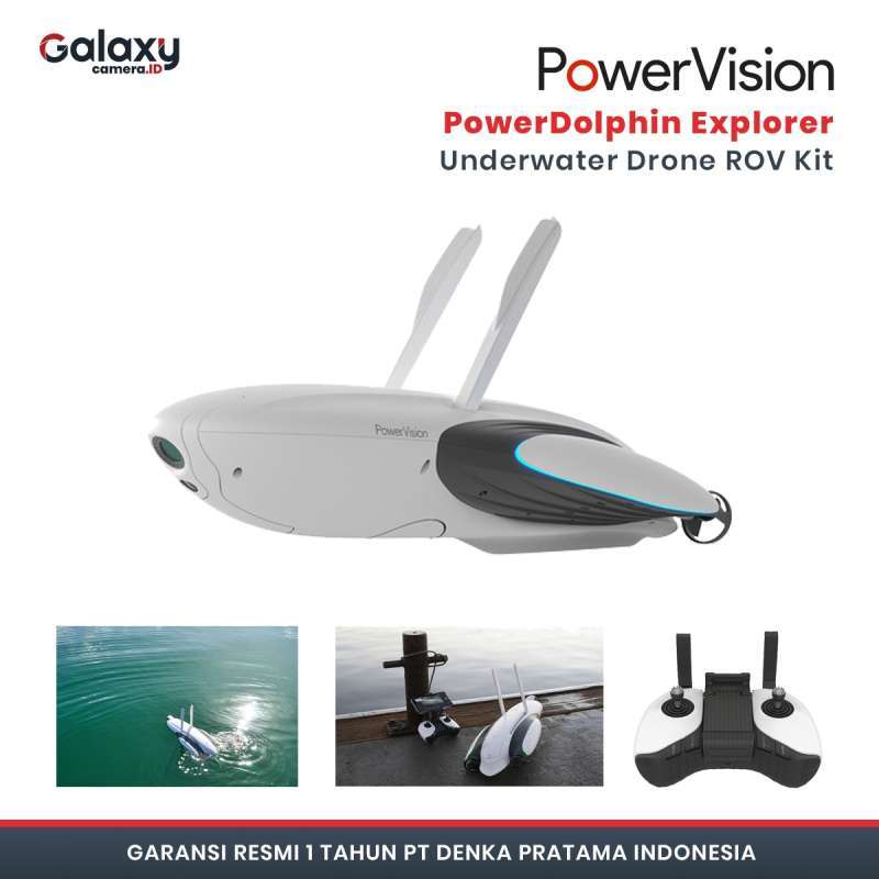 Promo Power Vision Powerdolphin Explorer Underwater Drone Diskon