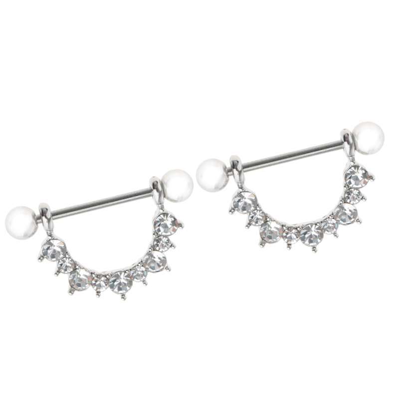 Half circle nipple shop rings