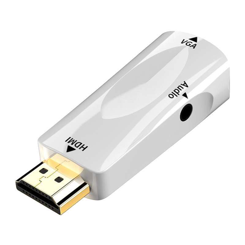 Promo Mini HDMI to VGA Adapter Easy to 