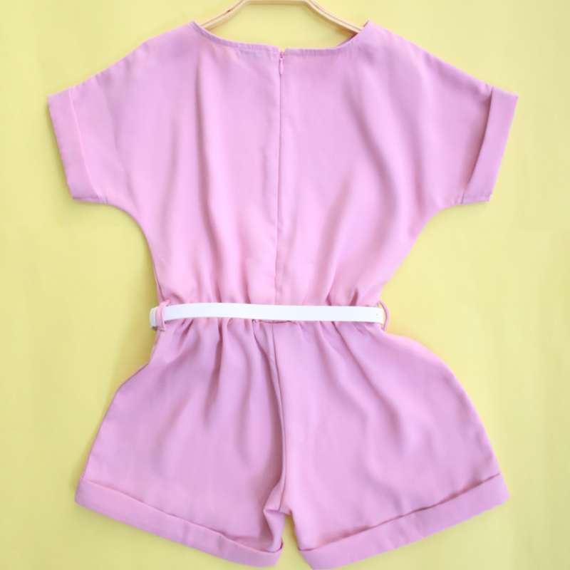 Jual Little Glam Pancake Lilac Jumpsuit 
