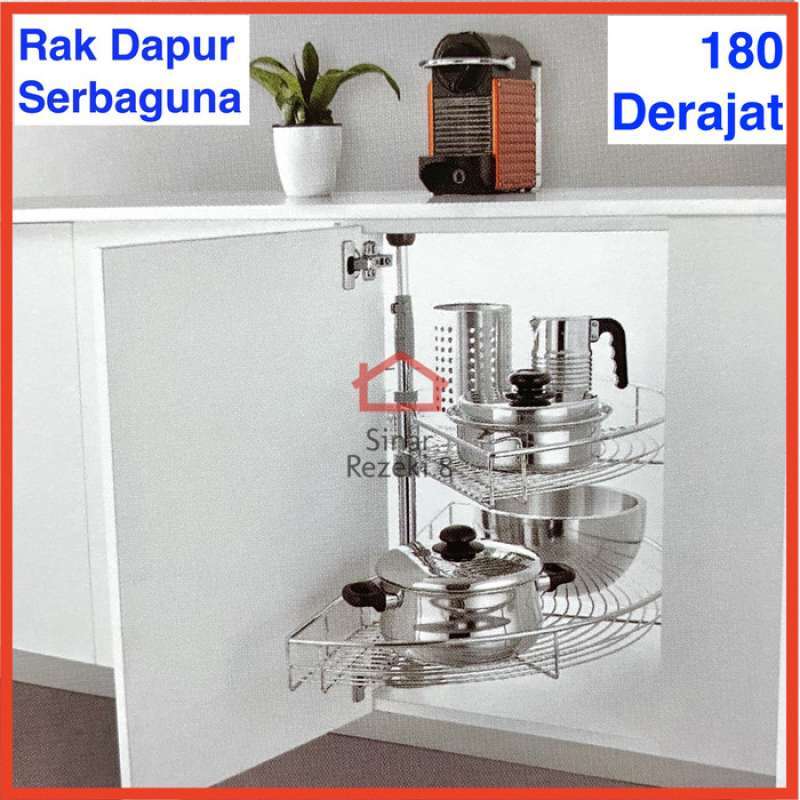Jual Recomended Rak Dapur Vitco Sc 28100 Sudut 180 Derajat Putar Serbaguna Panci Wajan Keren Terbaru Juni 2021 Blibli