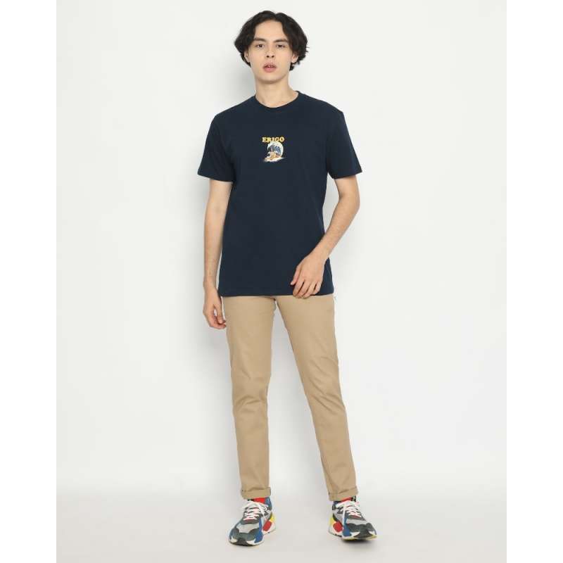 Jual Erigo Original Kaos Pria Surf Addict Navy Terbaru Juni 2021 Blibli