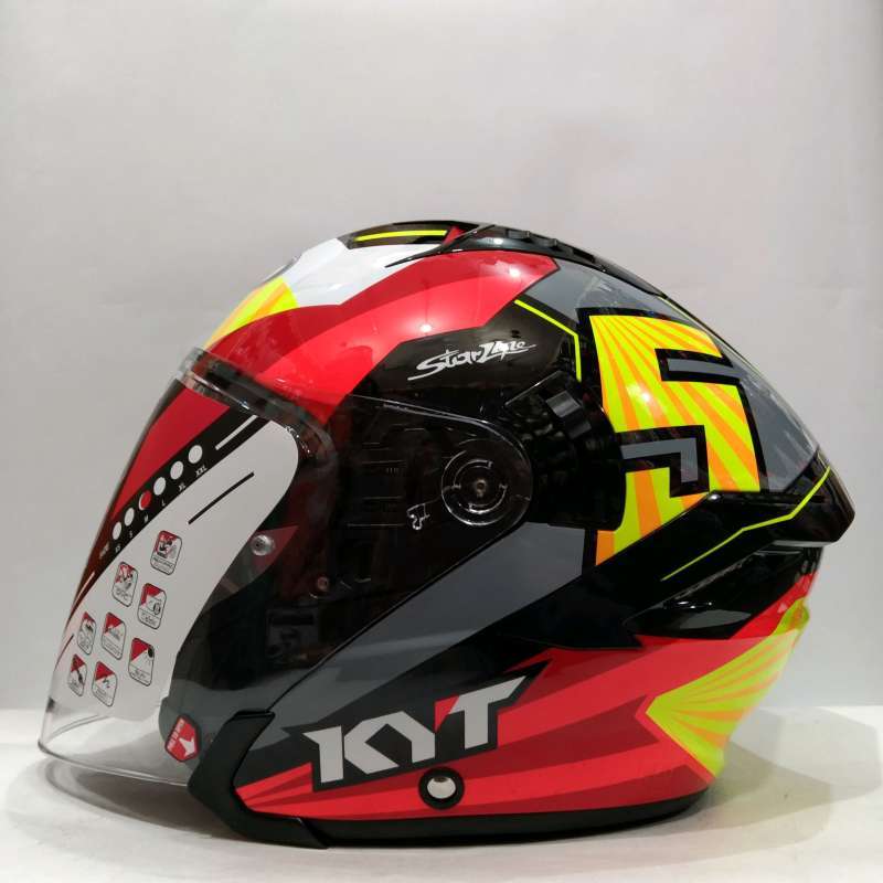 Jual KYT NFJ JAUME MASIA 2019 HELM HALF FACE M di Seller