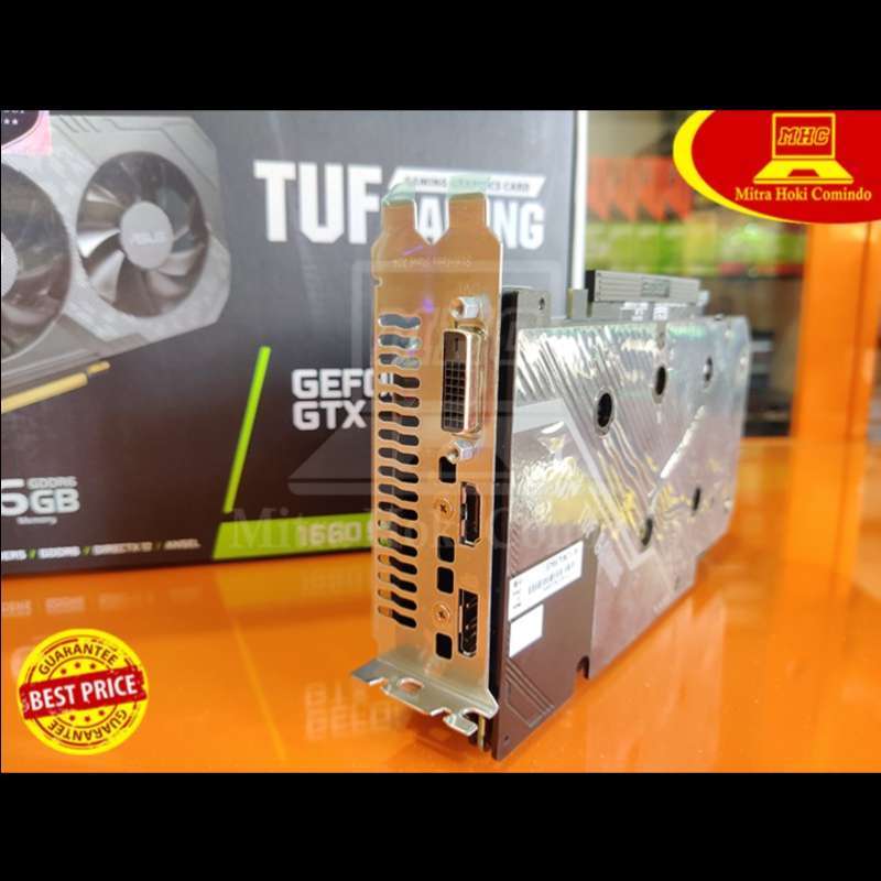 Jual VGA Asus Gtx1660 Super Tuf Gaming 6gb Ddr6 (garansi Resmi