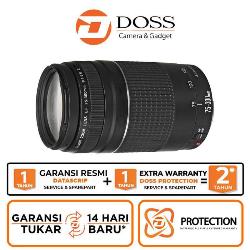 canon ef 75 300mm f4 5 6 iii lens