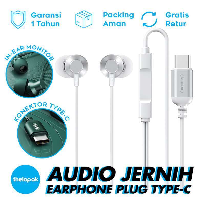 Promo Earphone Type-C Remax RM-512A 