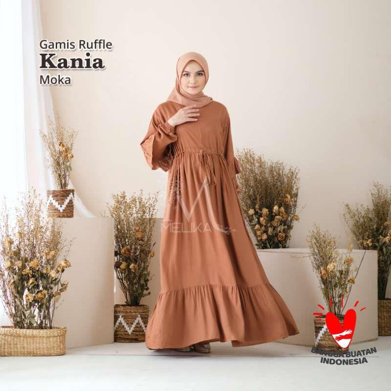 Jual Gamis Home Dress Dewasa Rayon Ruffle Kania Semua Ukuran Moca Murah Mei 2021 Blibli