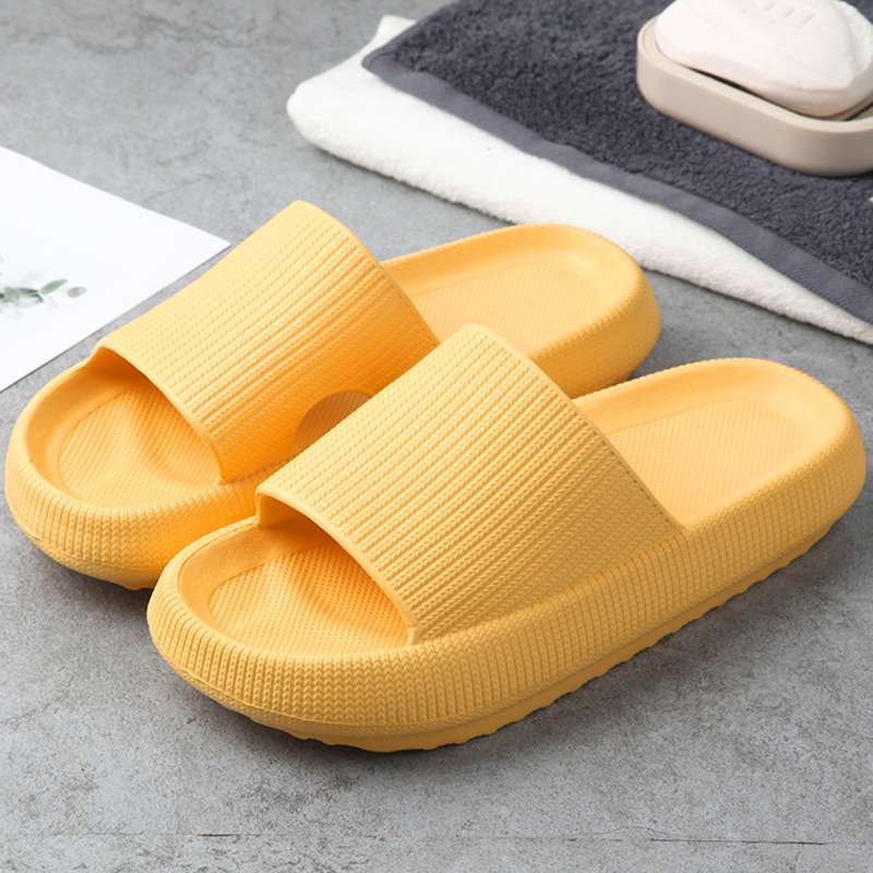womens yellow slippers