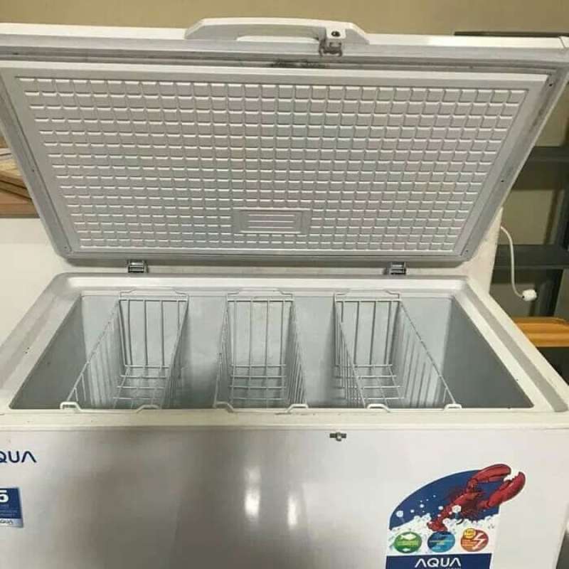 Jual Aqua Aqf 310 w Chest Freezer Box 300 Liter Peti Pembeku