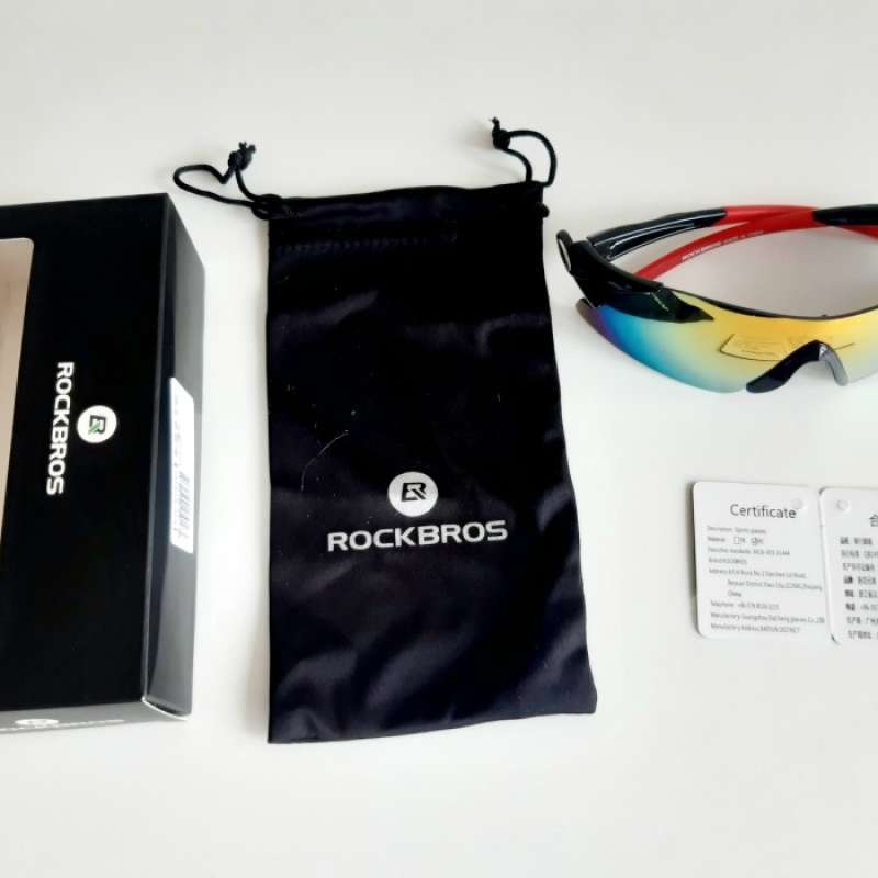 Stok Kacamata Sepeda Rockbros, Uv400 