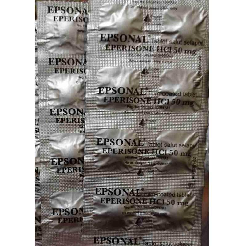 eperisone 50 mg obat apa