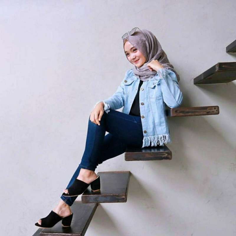 Jual Jaket jeans rawis 2 warna - jaket 