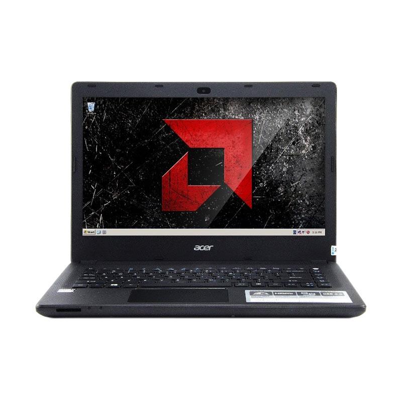 Acer ES1 421-24Q8 Notebook - Black [AMD E1-6010/RAM 2GB/HDD 500GB/14 Inch/Linux/VGA AMD Radeon R2]