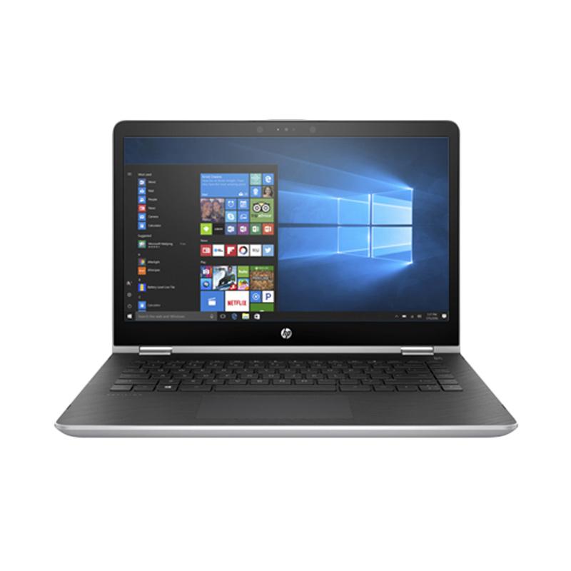 HP Pavilion X360 Convert 14-BA003TX Notebook - Silver [Intel Core i5-7200U/ 8GB/ 1TB/ VGA/ 14 Inch Touchscreen/ Windows 10]