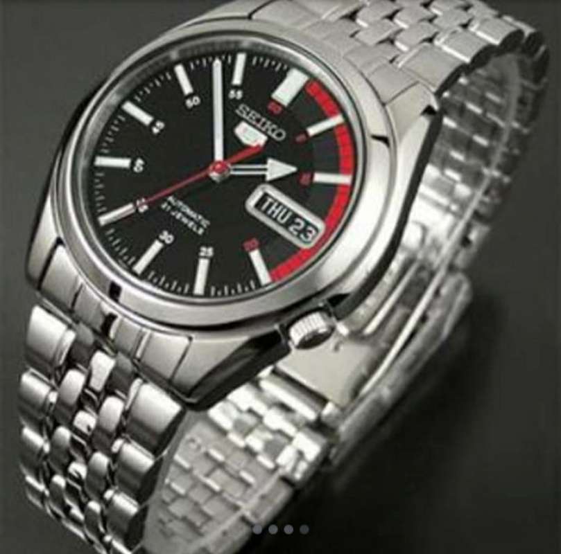 Promo Seiko 5 Automatic Stainless Steel Jam Tangan Pria - Silver [SNK375K1]  di Seller Welvin Olshop - Kota Jakarta Selatan, DKI Jakarta | Blibli
