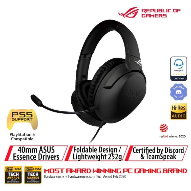 Promo ASUS ROG Strix Go Core 3.5mm Gaming Headset with ASUS Essence Drivers  di Seller ASUS Component - Kota Jakarta Pusat, DKI Jakarta | Blibli