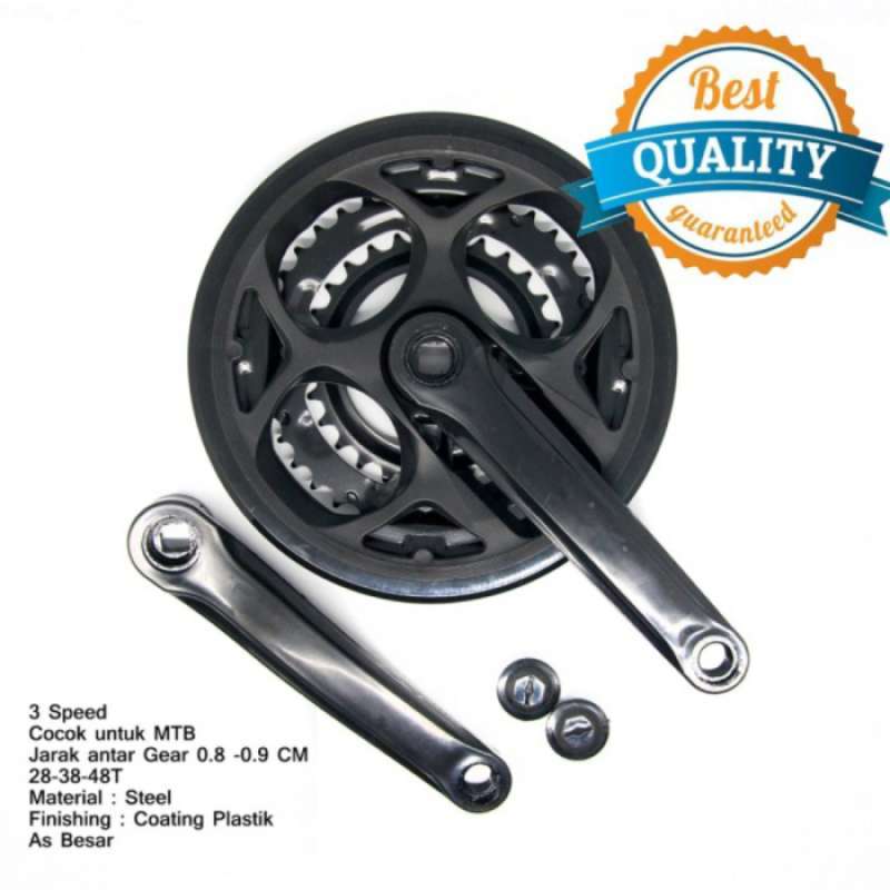 Promo Jual Crank 3 Speed Sepeda Mtb Crankset Gear Tengah 28 34 48t Murah Diskon 26 Di Seller Foxbat.maket Ujung Menteng Kota Jakarta Timur Blibli