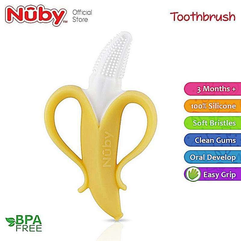 Nuby banana toothbrush clearance