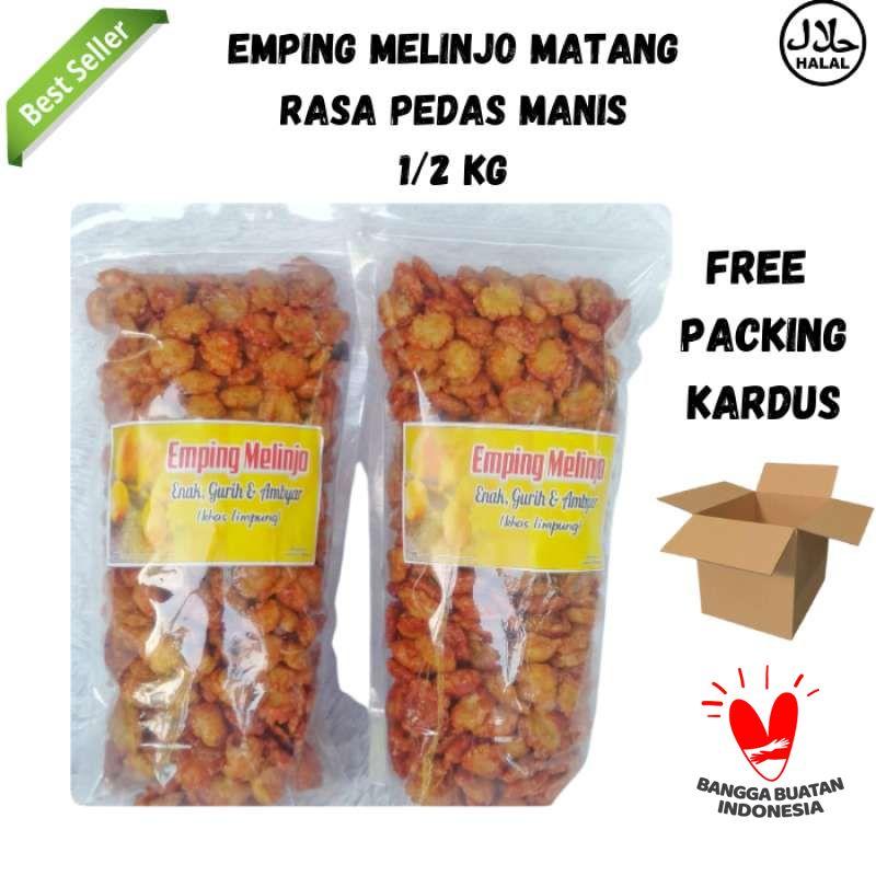 Emping Melinjo Pedas Manis Super Quality Produksi Limpung 500 Gr Terbaru Juli 2021 Harga Murah Kualitas Terjamin Blibli