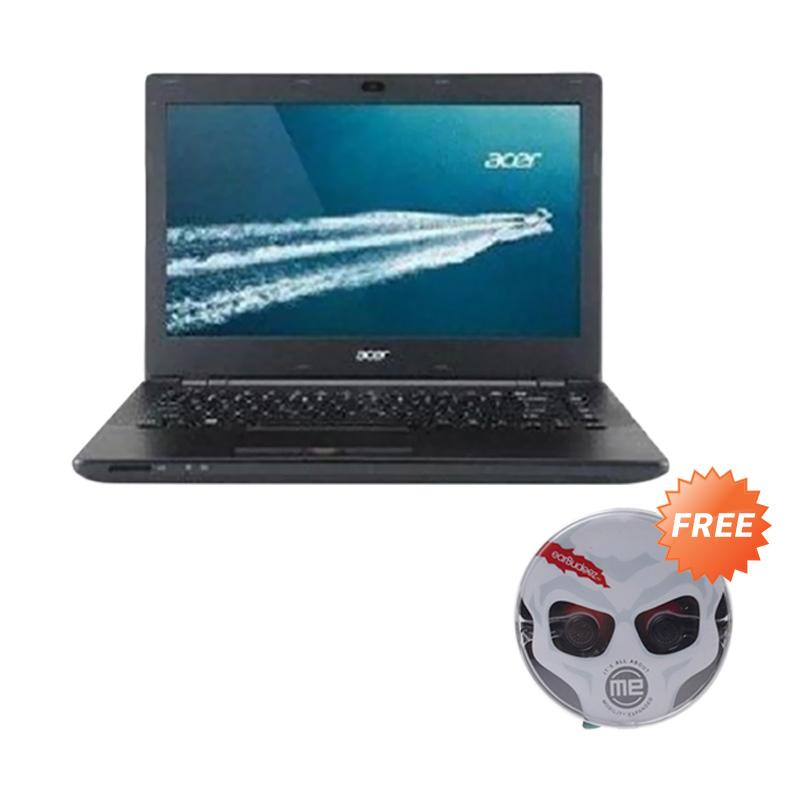 Acer E5-575 UN.GE6SN.006 Notebook [15.6 Inch/ i3-6006U/ 4GB/ 500GB HDD/ DOS] + Free AUDIOVOX JHB 506 Stereo Earphones - Black