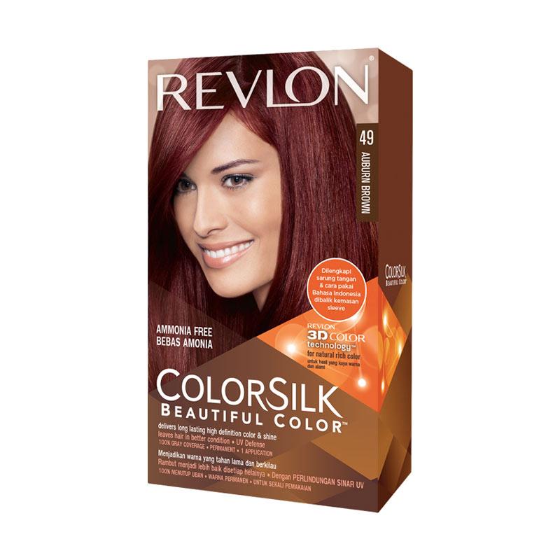 Jual Revlon Colorsilk Hair Color Pewarna Rambut Auburn Brown 49
